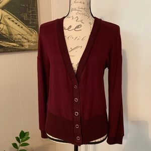 Hippie Rose Snap-Front Hacci Cardigan